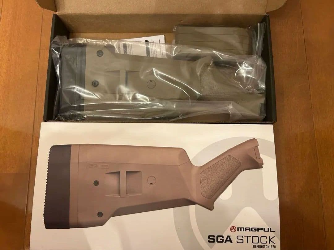 実物　レミントンM870用　マグプル SGAストック & フォアエンド 実銃対応