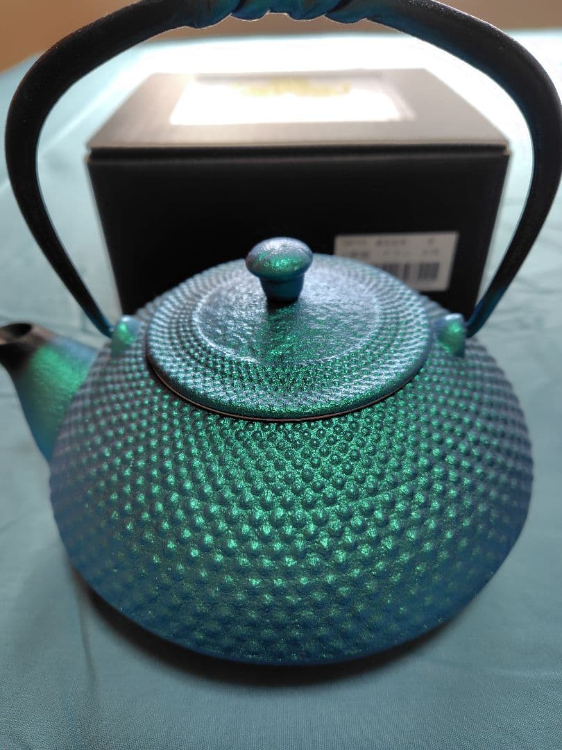 【未使用】南部鉄器工房及富OITOMI 鉄器急須小あられ