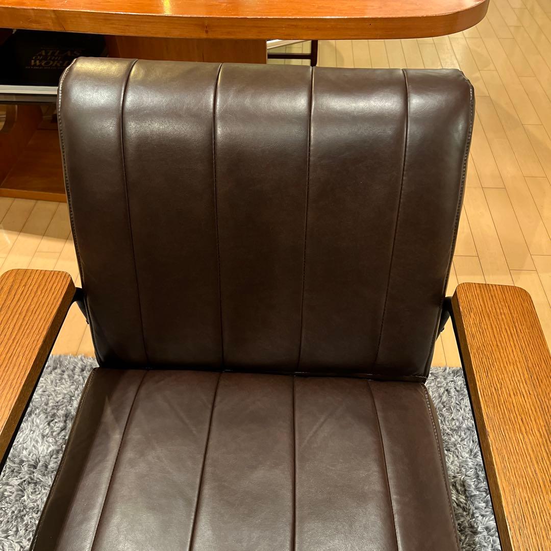 ニトリ1人掛けソファ (Nシールド ステイン2KD DBR)