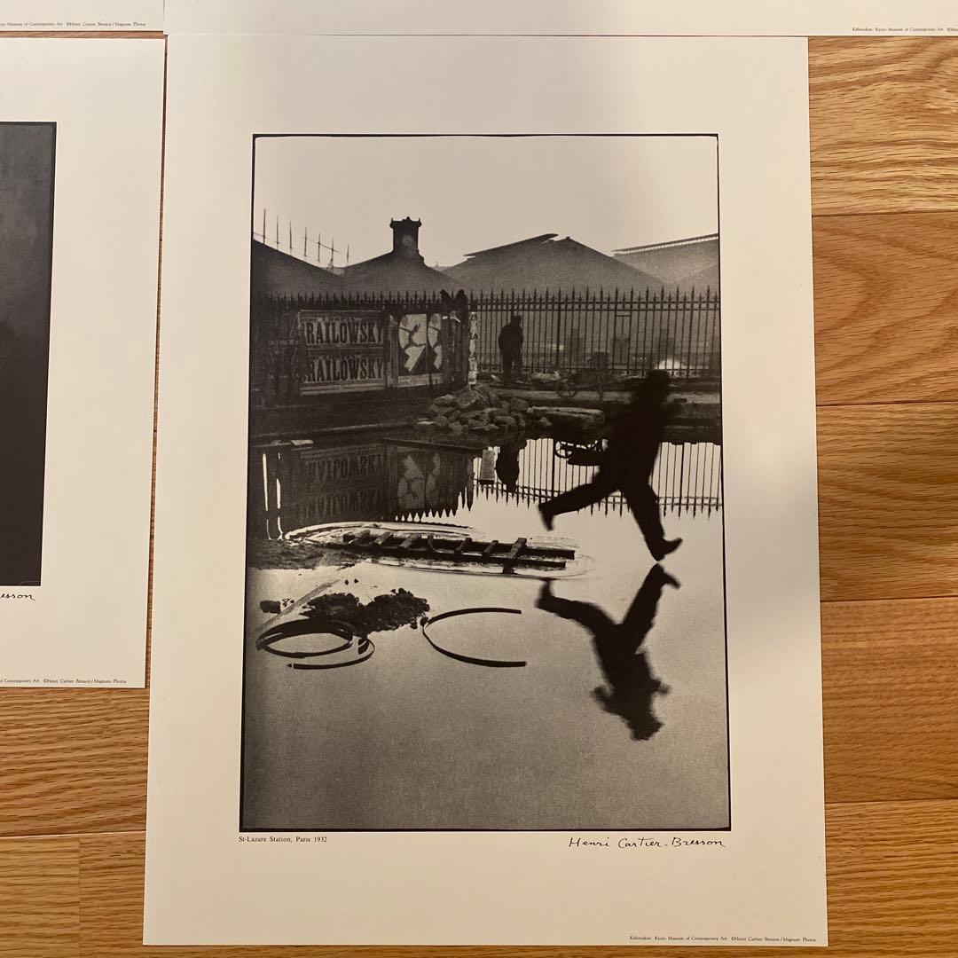 Henri Cartier-Bresson 写真 4枚 プリント 何必館