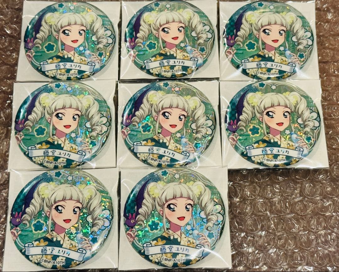 アイカツ！　おうちdeサマーパーティ！　藤堂ユリカ　 缶バッジ