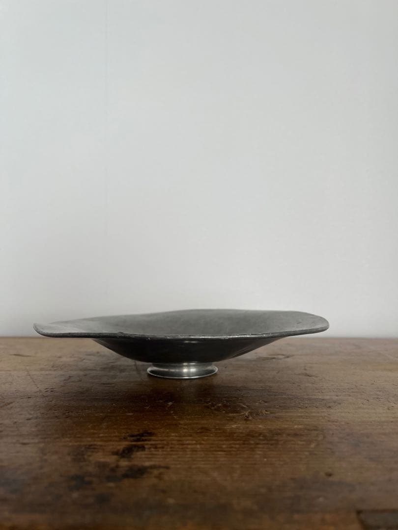 アンティーク　フランス　ピューター　皿