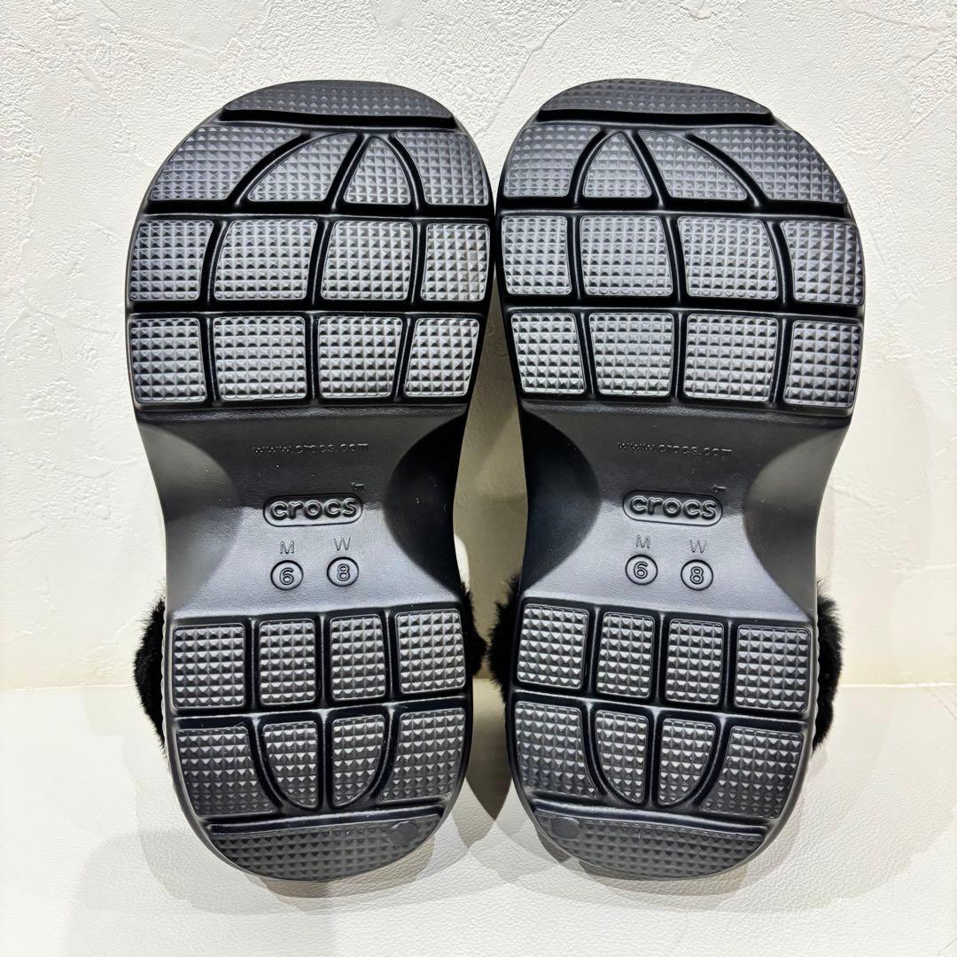 新品【crocs】クロックス ストンプ ラインド クロッグ　W8. 24cm