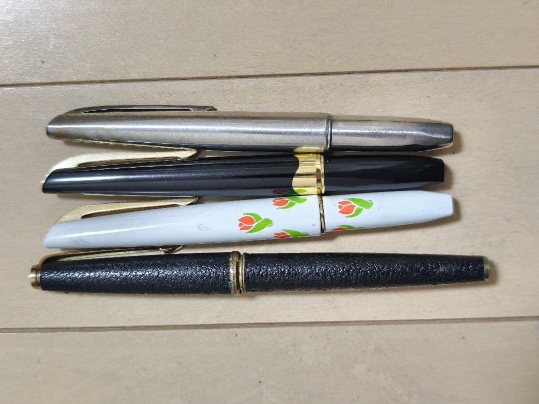 プラチナ万年筆 18k まとめ 4本