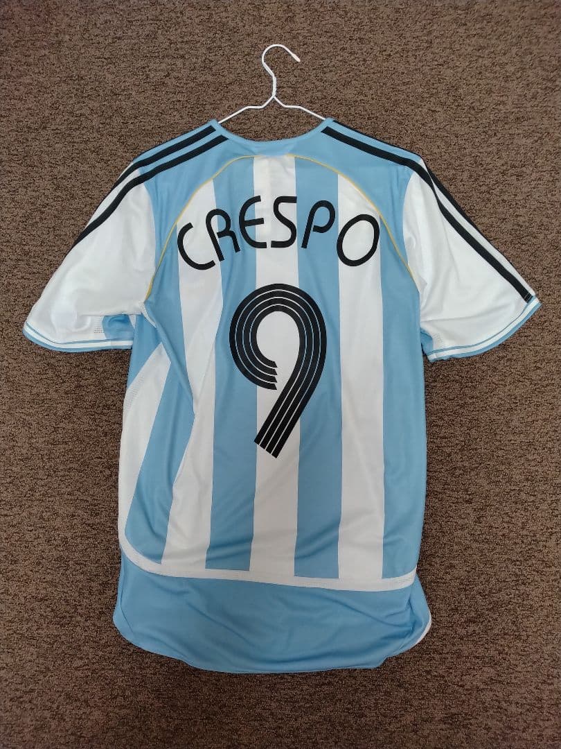 アルゼンチン代表 ユニフォーム 2006 ドイツワールドカップ クレスポ M