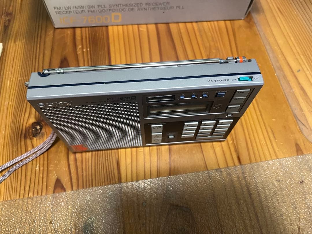 SONY ICF-7600D ➕　広帯域アンテナ　AN-1 セット