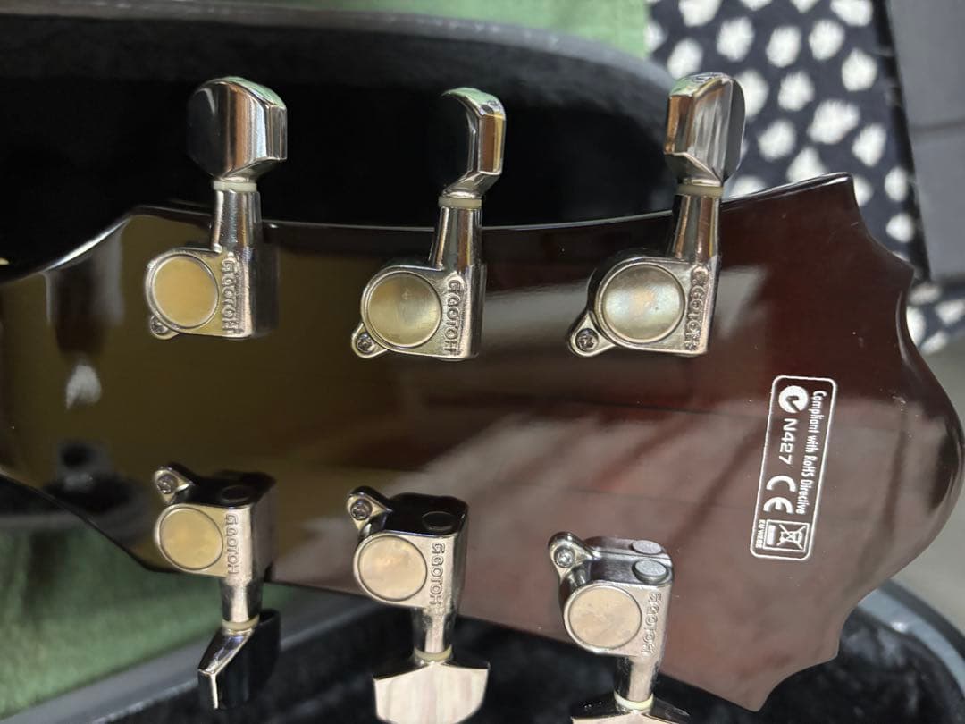 Ibanez AF105-VB フルアコPU MODアンティクィティHC付き