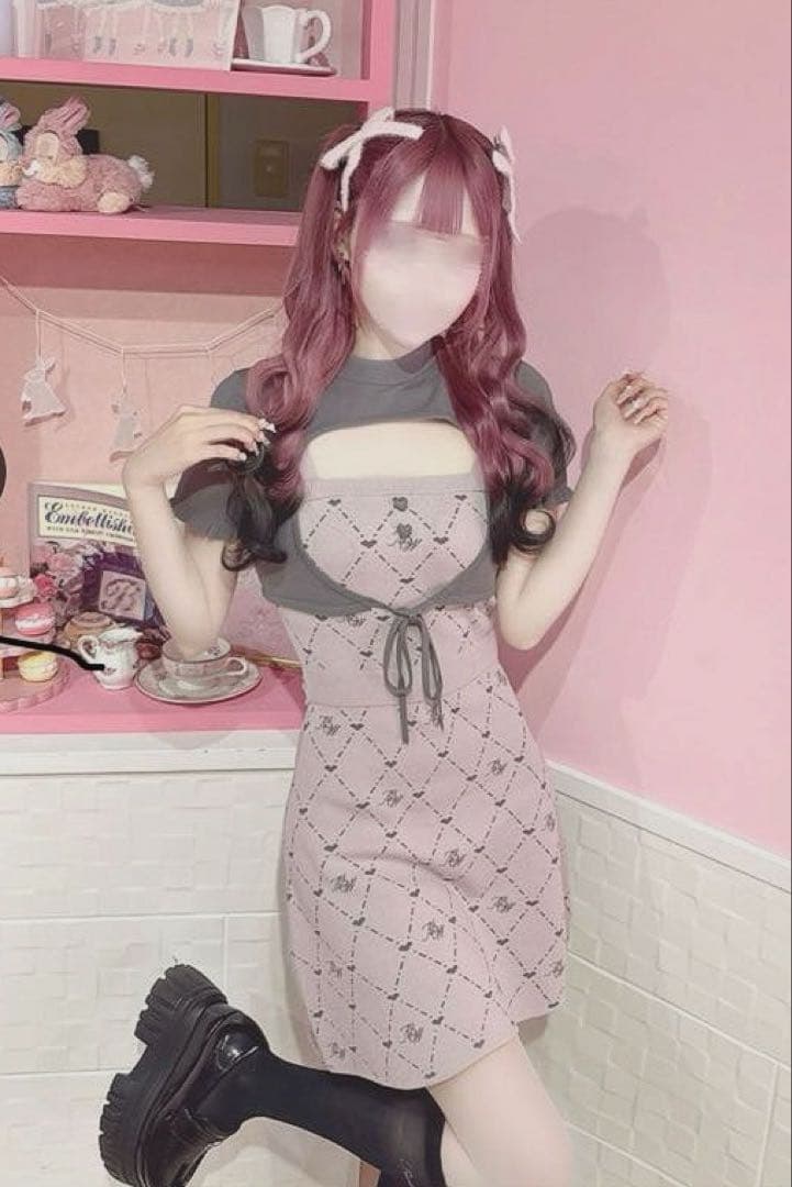 HW モノグラムアンサンブルワンピース michellMacaron