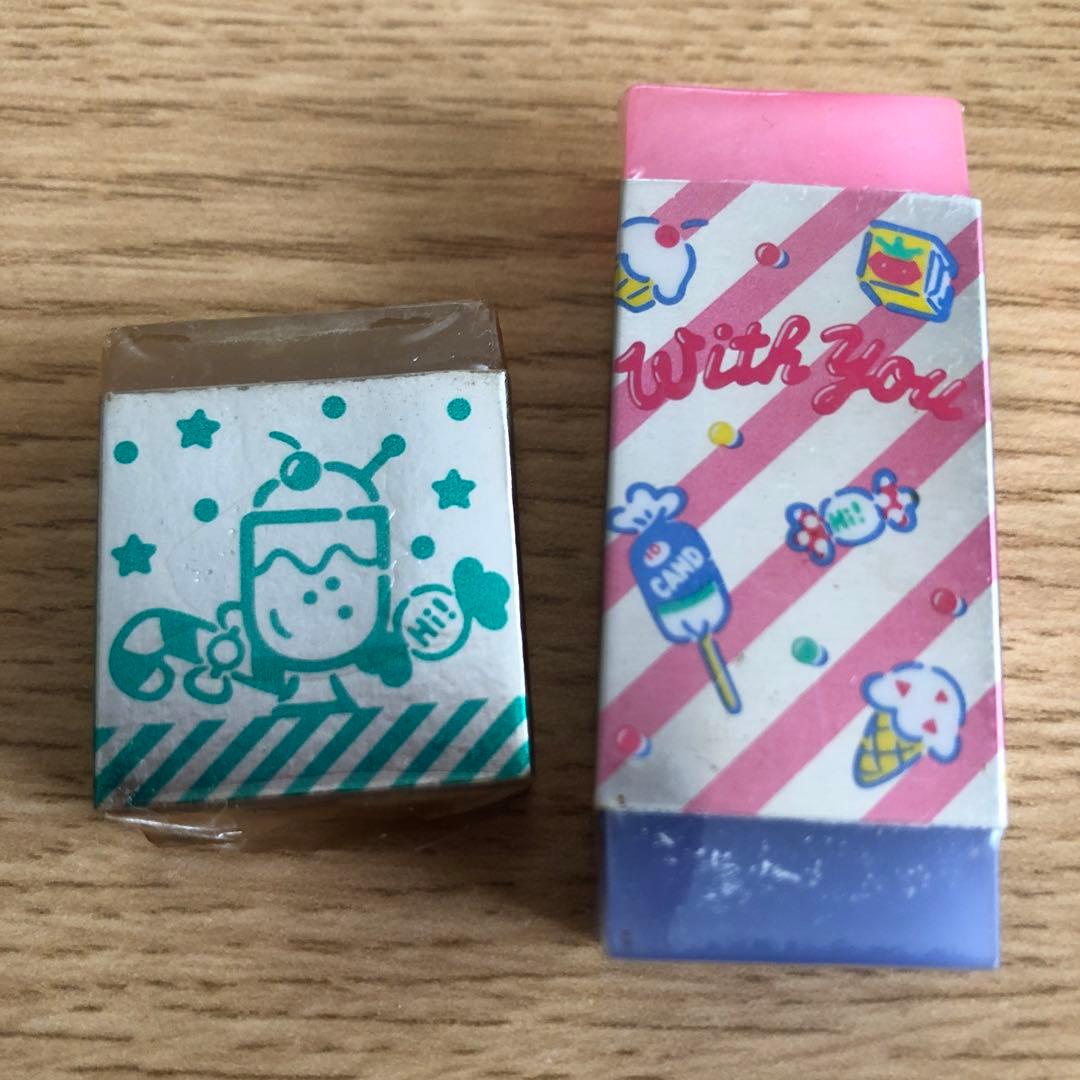 フレッシュパンチ　消しゴム 2個セット　未使用　長期自宅保管品