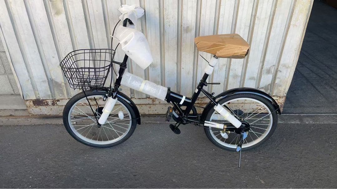 折りたたみ 自転車 20インチ カゴ付 折り畳み