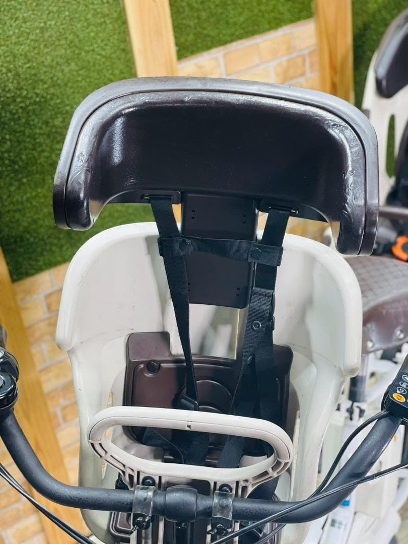 愛知静岡配送可 王様 ホワイト ギュットアニーズ電動アシスト自転車 H1537