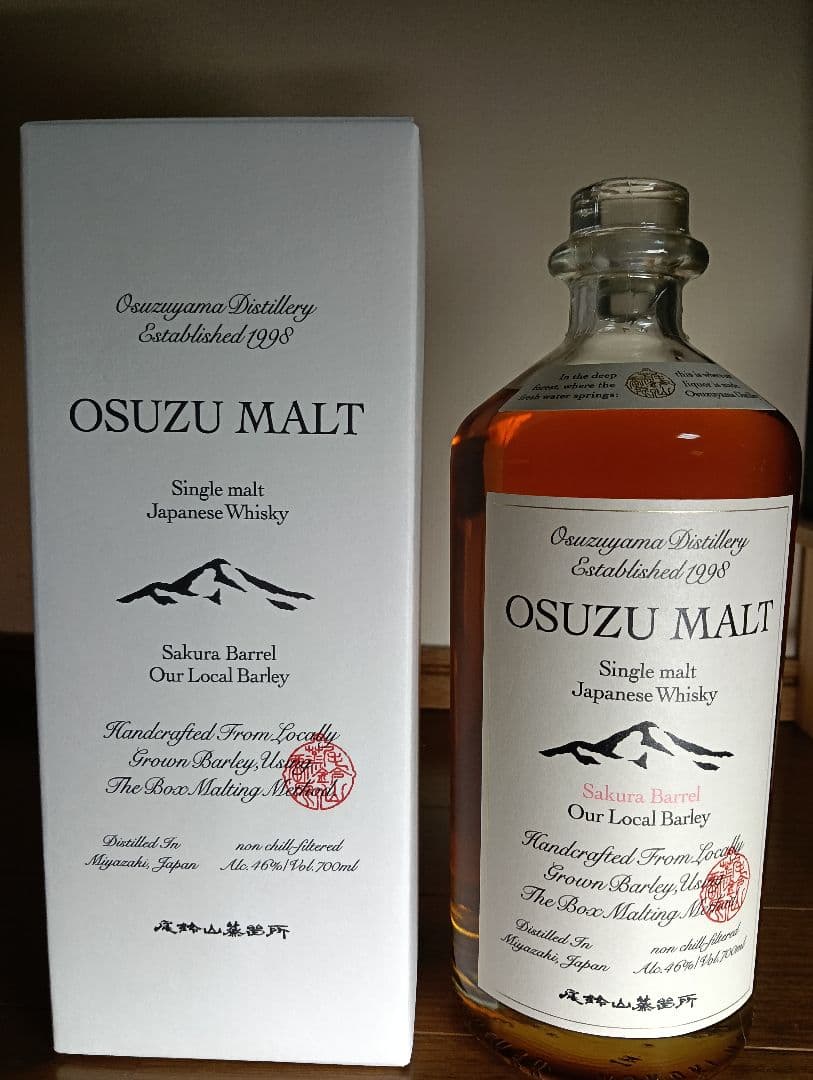 OSUZU MALT Sakura　barrel　シングルモルトウイスキー
