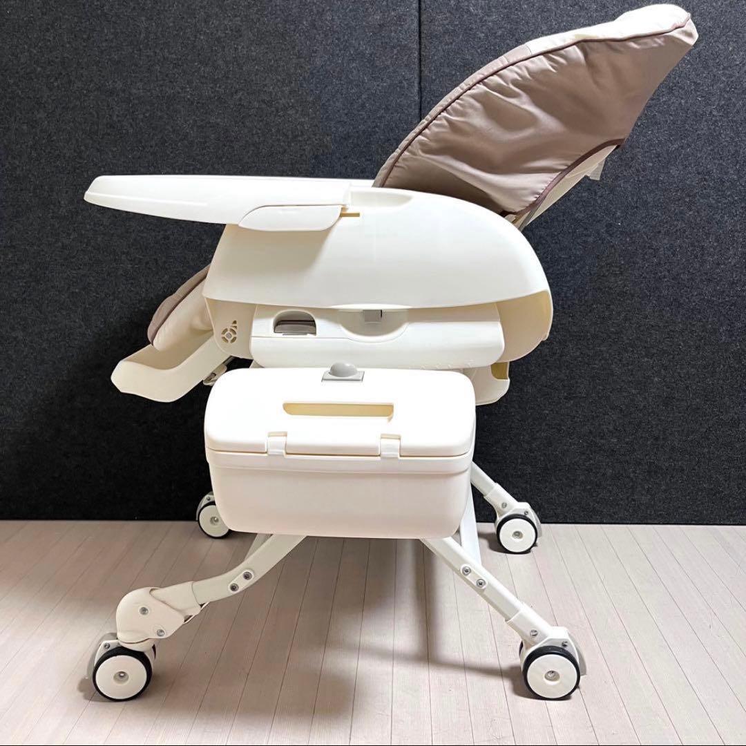 コンビ　ネムリラ　オートスウィング　エッグショック　ハイローチェア　ブラウン