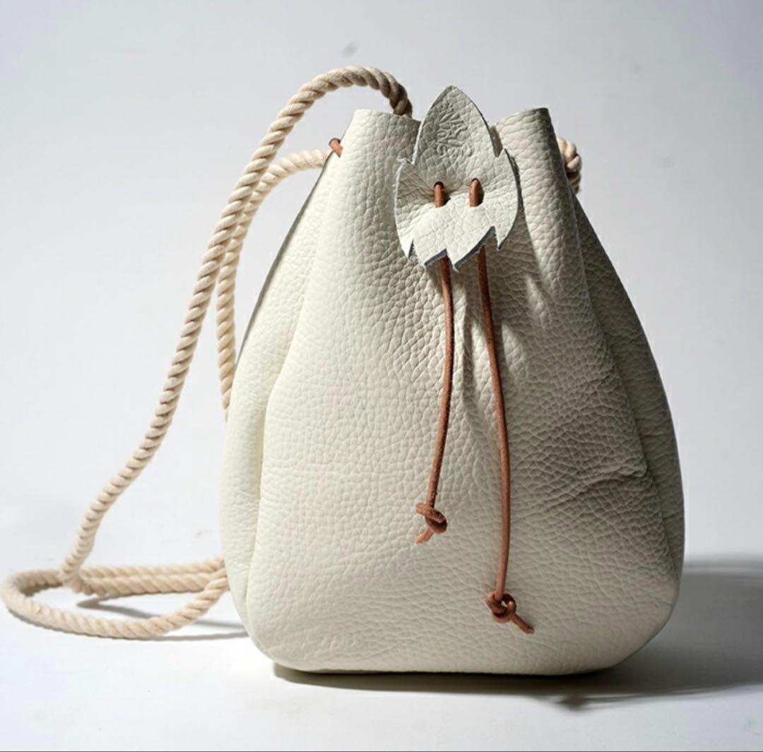 Nastoys ナストイズ　Marine Bag / WHITE レザー