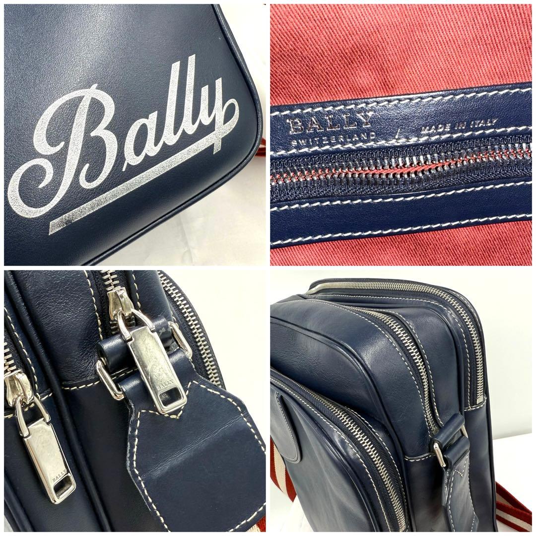 ✨美品✨BALLY バリー ショルダー トートバッグ ネイビー 近代モデル