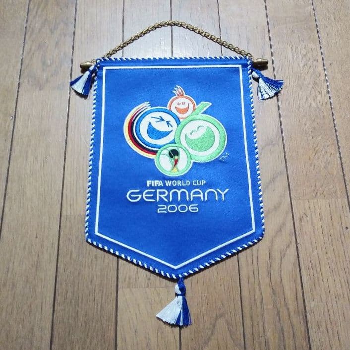 ドイツワールドカップ 2006 ペナント フラッグ サッカー レア 希少