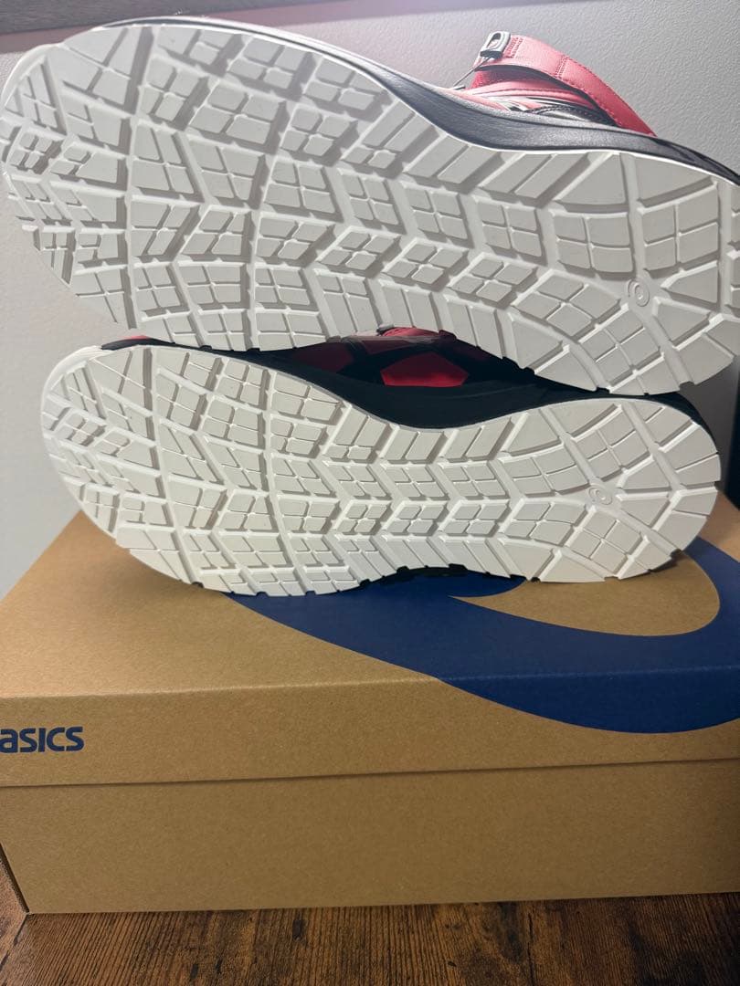 ASICS BOAシステム 安全靴 レッド JSAA A