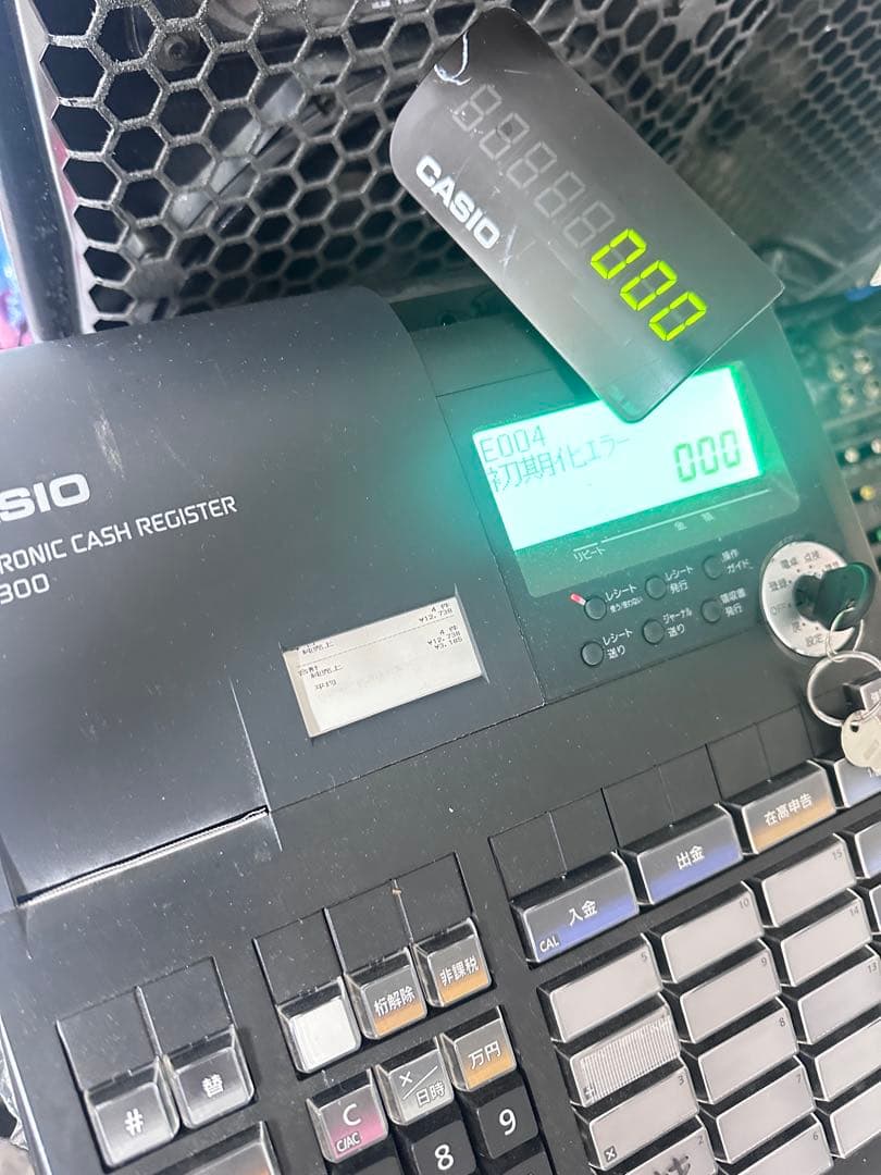 カシオレジスター　TE-2300　フル設定無料　コンパクト