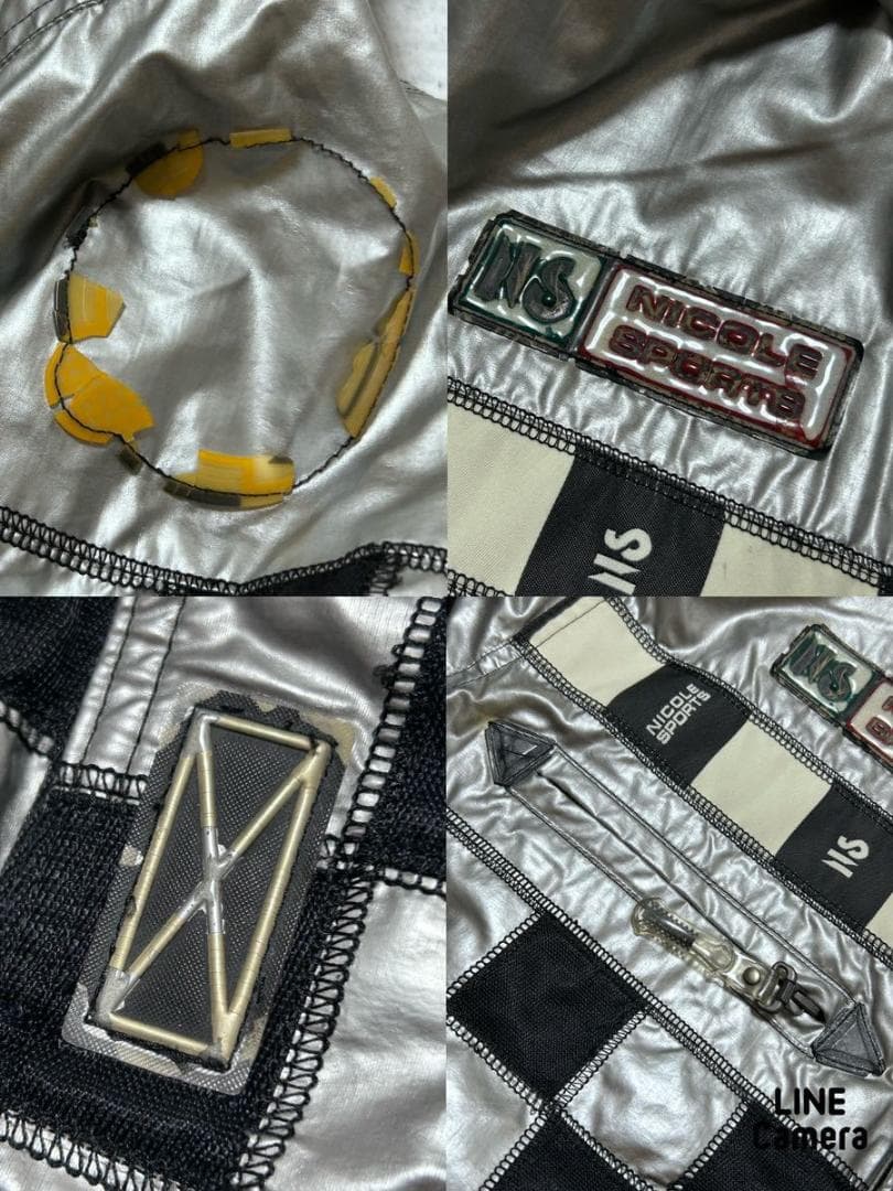 90s ニコル NICOLE スポーツ スキーウェア 中綿 ウルトラエアパック