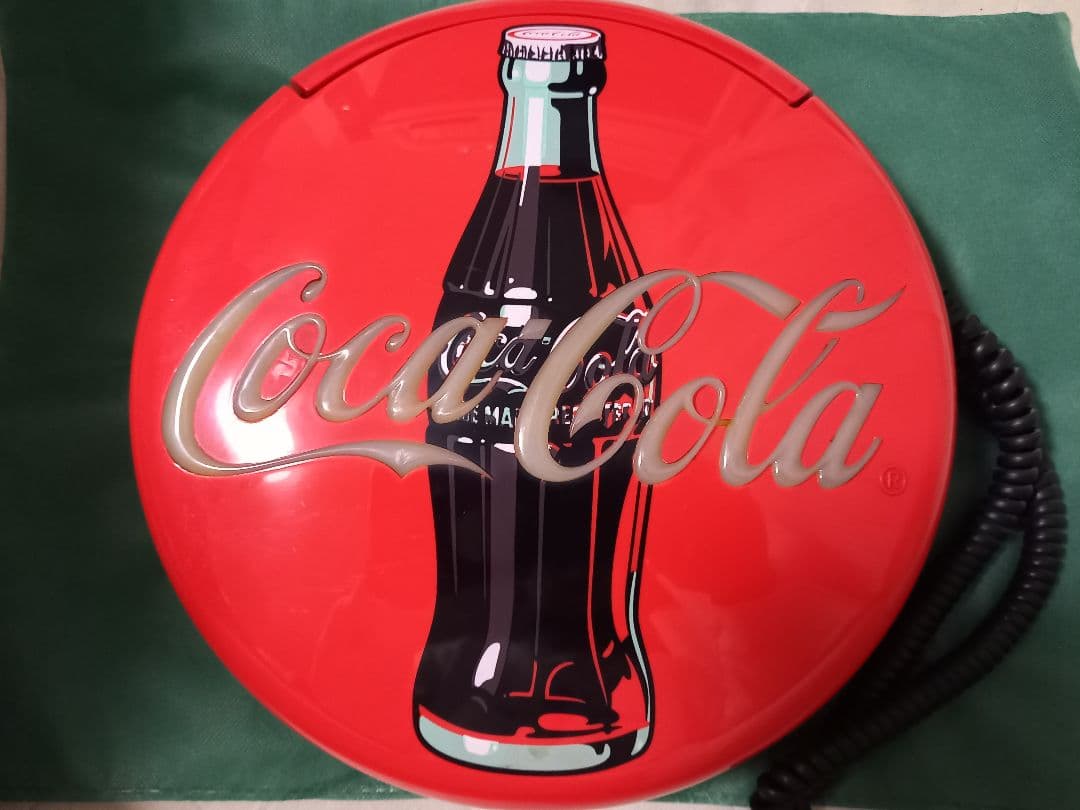 アンティーク雑貨 90s Coca Cola BRAND Disc Telephone