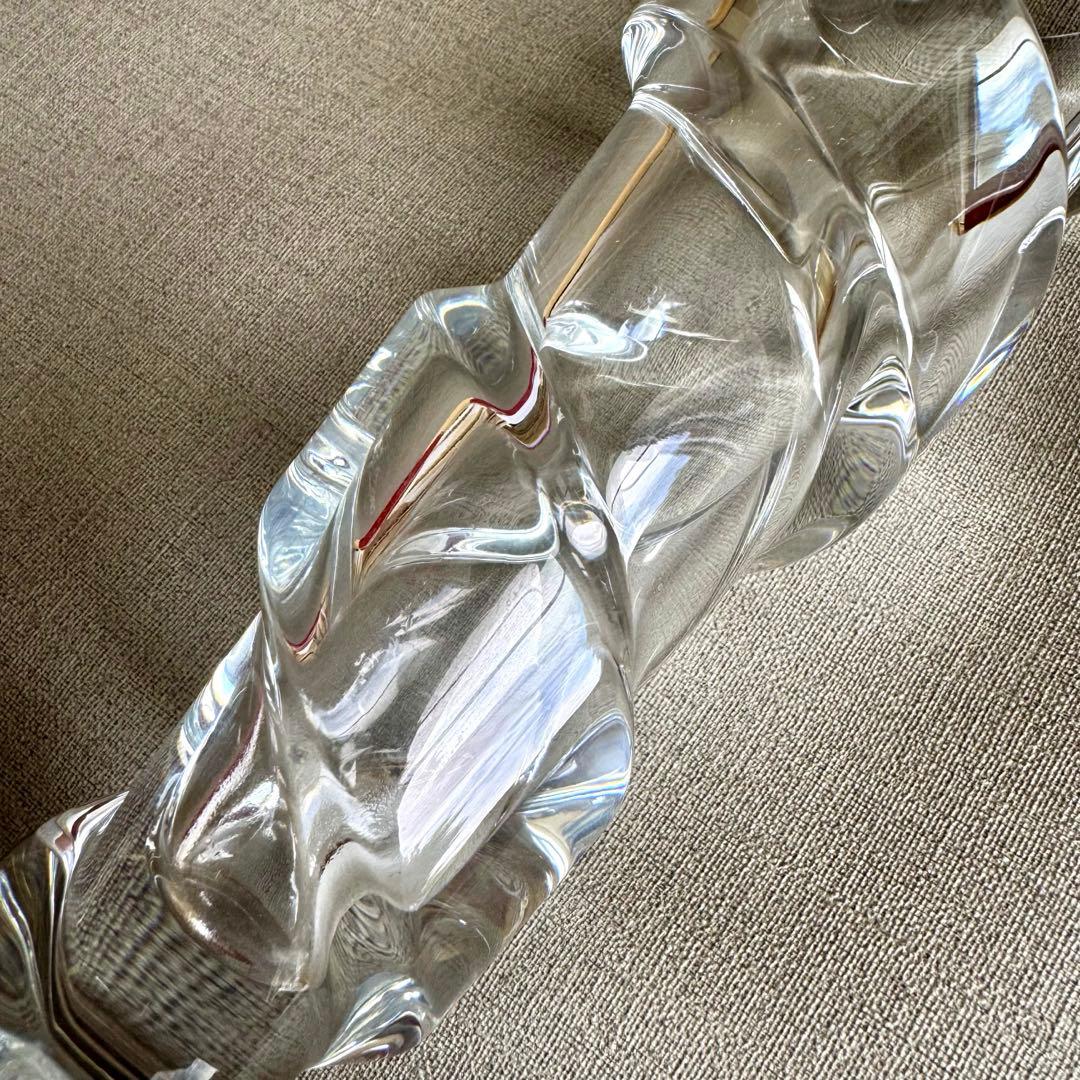 【本体美品】 バカラ クリスタルオブジェ 箱・説明書付き（箱にやや傷みあり）