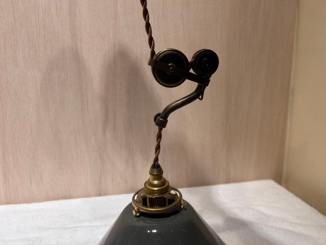 や*ん様 420 　Flame　galette enamel　琺瑯ペンダントライ