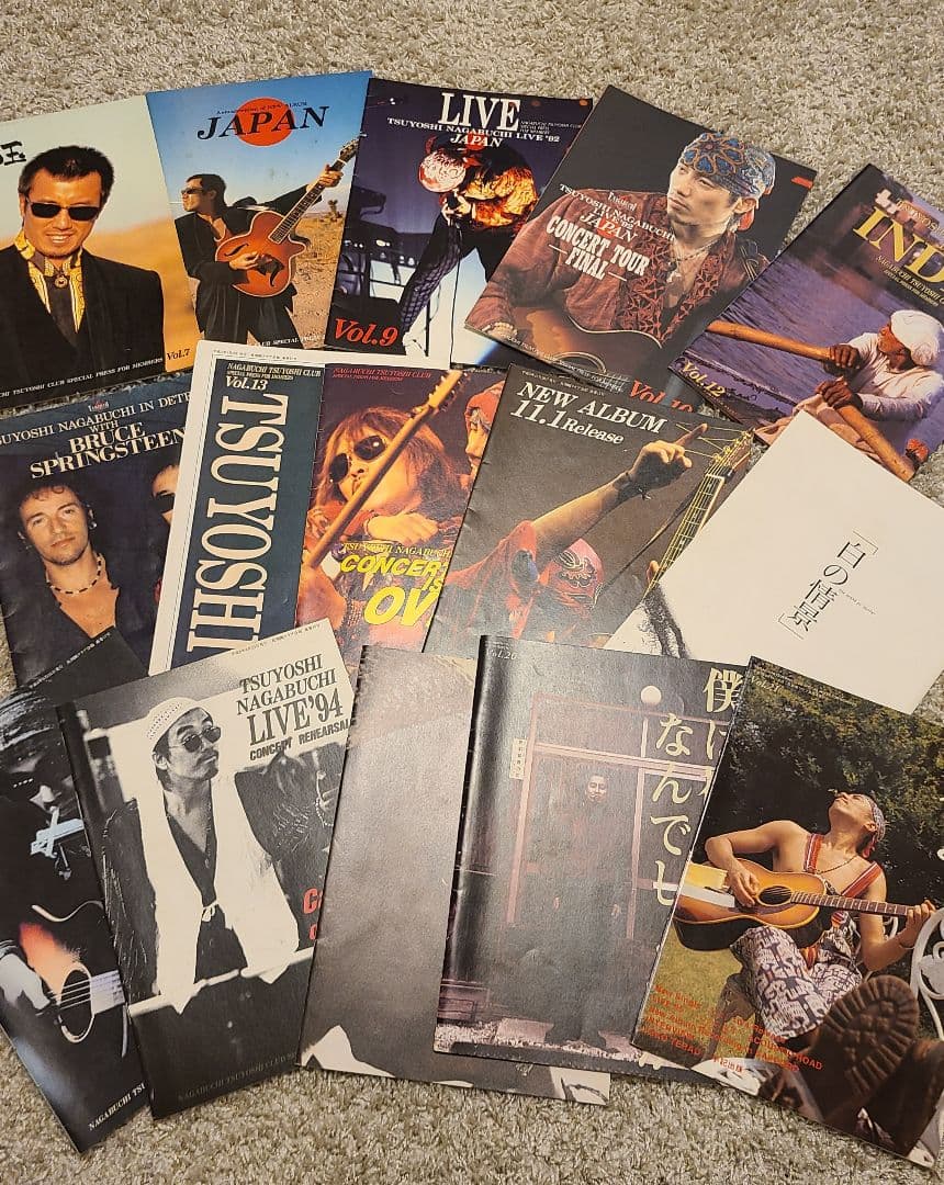 長渕剛ファンクラブ会報vol.1～vol.135まで抜けなし