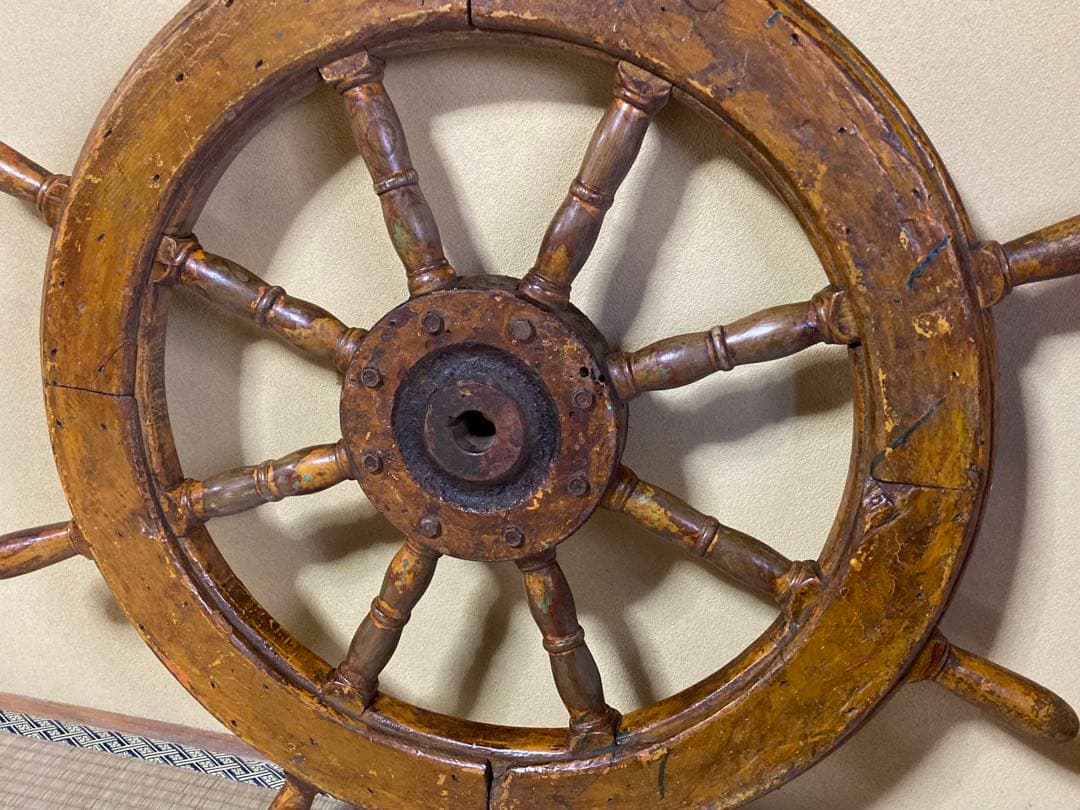 舵輪 ラット 船 船舶 No.2