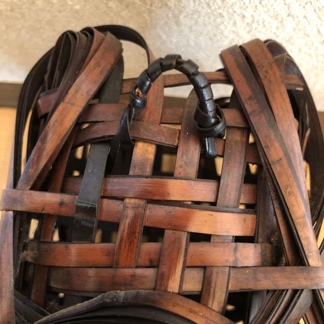 竹工藝　茶道具　花生け　民藝　掛け花生け