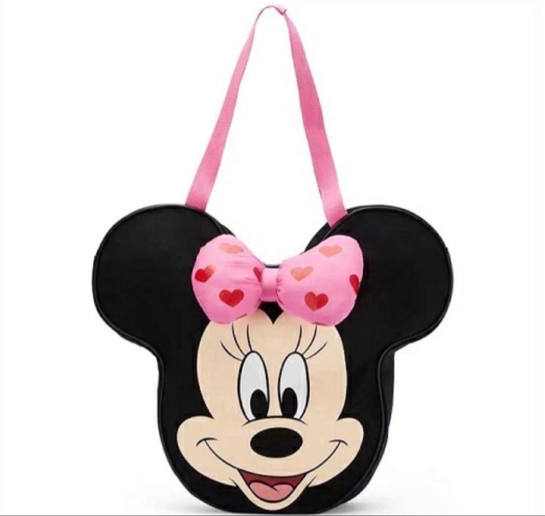 日本未発売 ミニー　フェイストートバッグ バレンタイン　トートバッグ　ハート