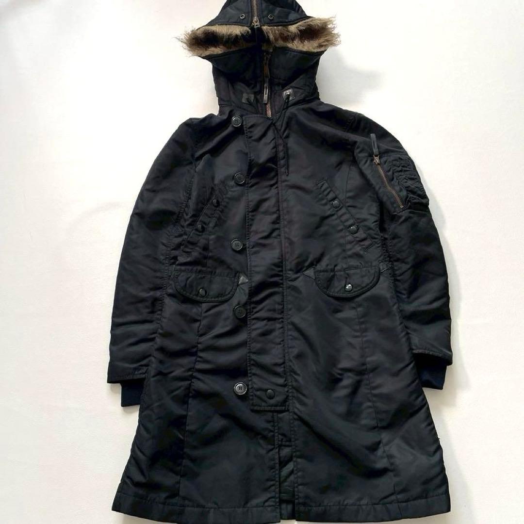 【ちゃんちゃん】ヒステリックグラマー　ロゴワッペン モッズコート N-3B