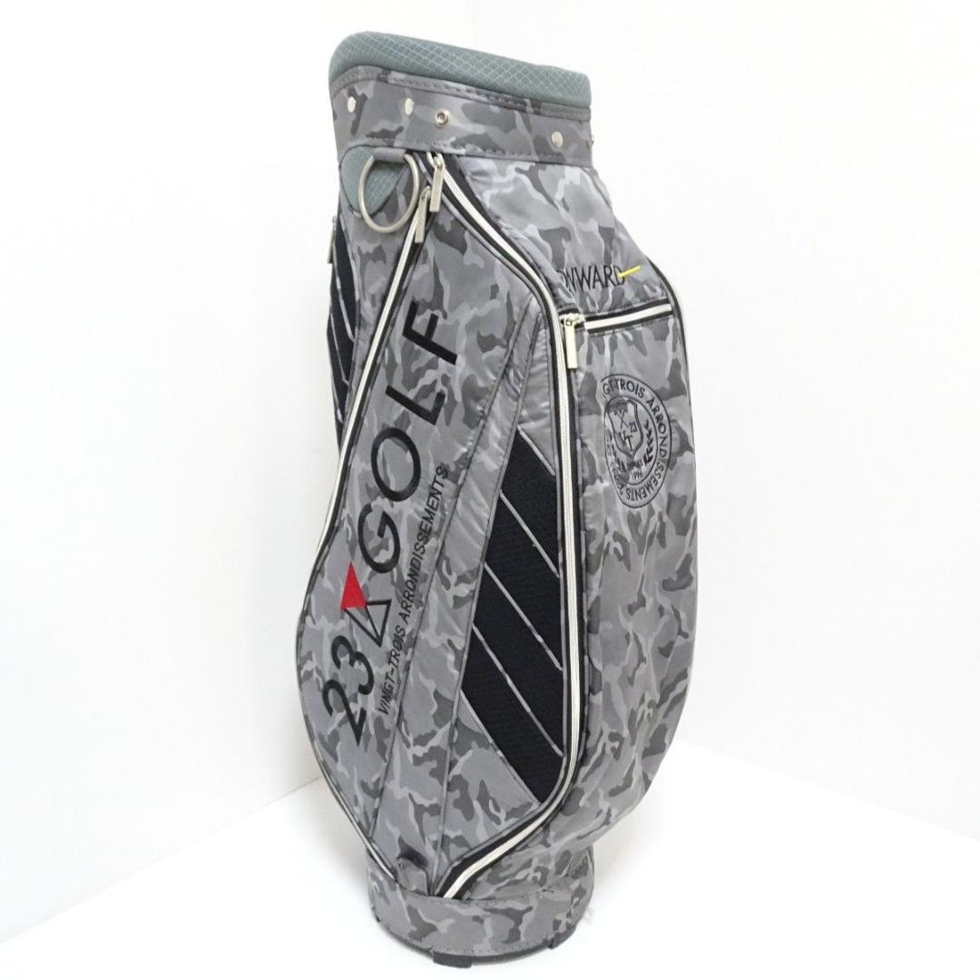 23区GOLF キャディバッグ 9.5型 カートタイプ 迷彩 ONWARD