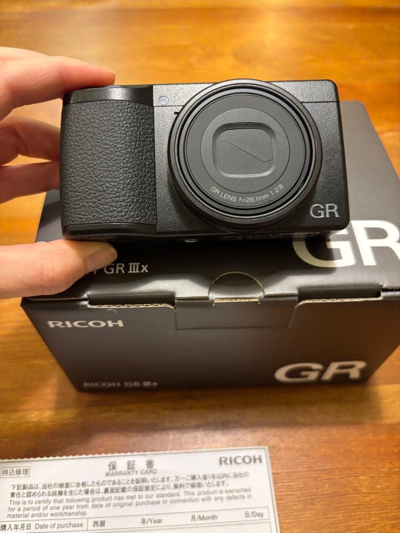【極美品】リコー RICOH GR IIIx / GR3x 1月24日購入