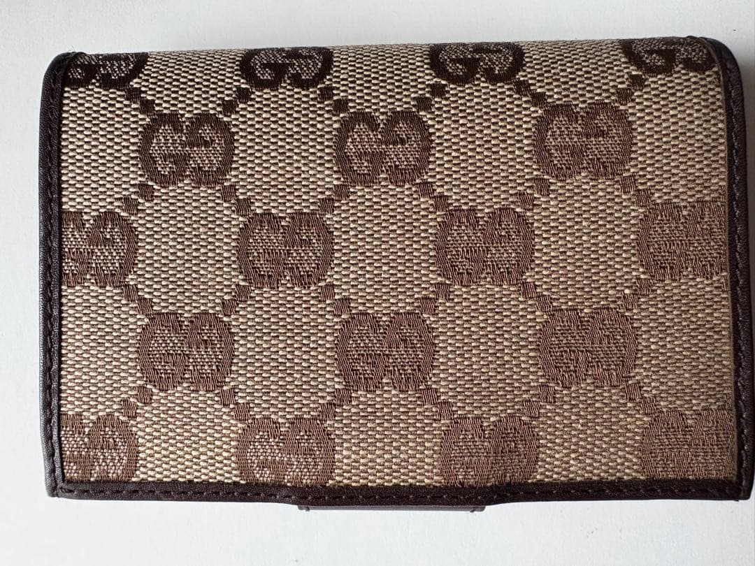 GUCCI 名刺入れ ベージュ ブラウン