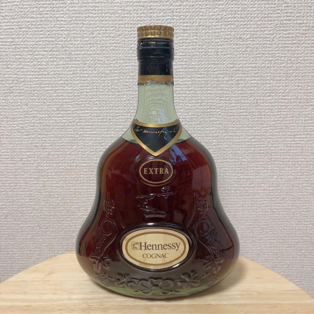 ヘネシー Hennessy エクストラ 金キャップ グリーンボトル 700ml