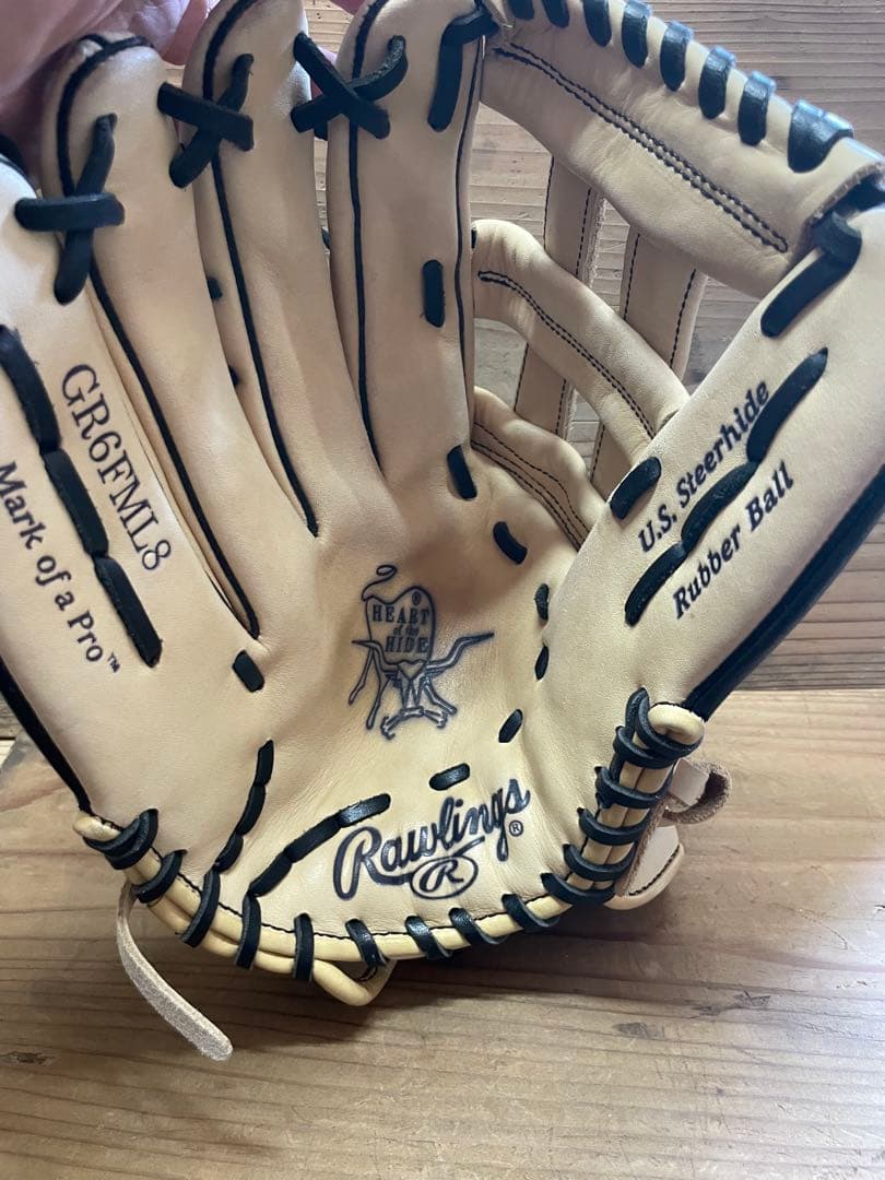 え*め様 グローブ【m1292 ローリングス　野球　軟式 左投 GR6FML8