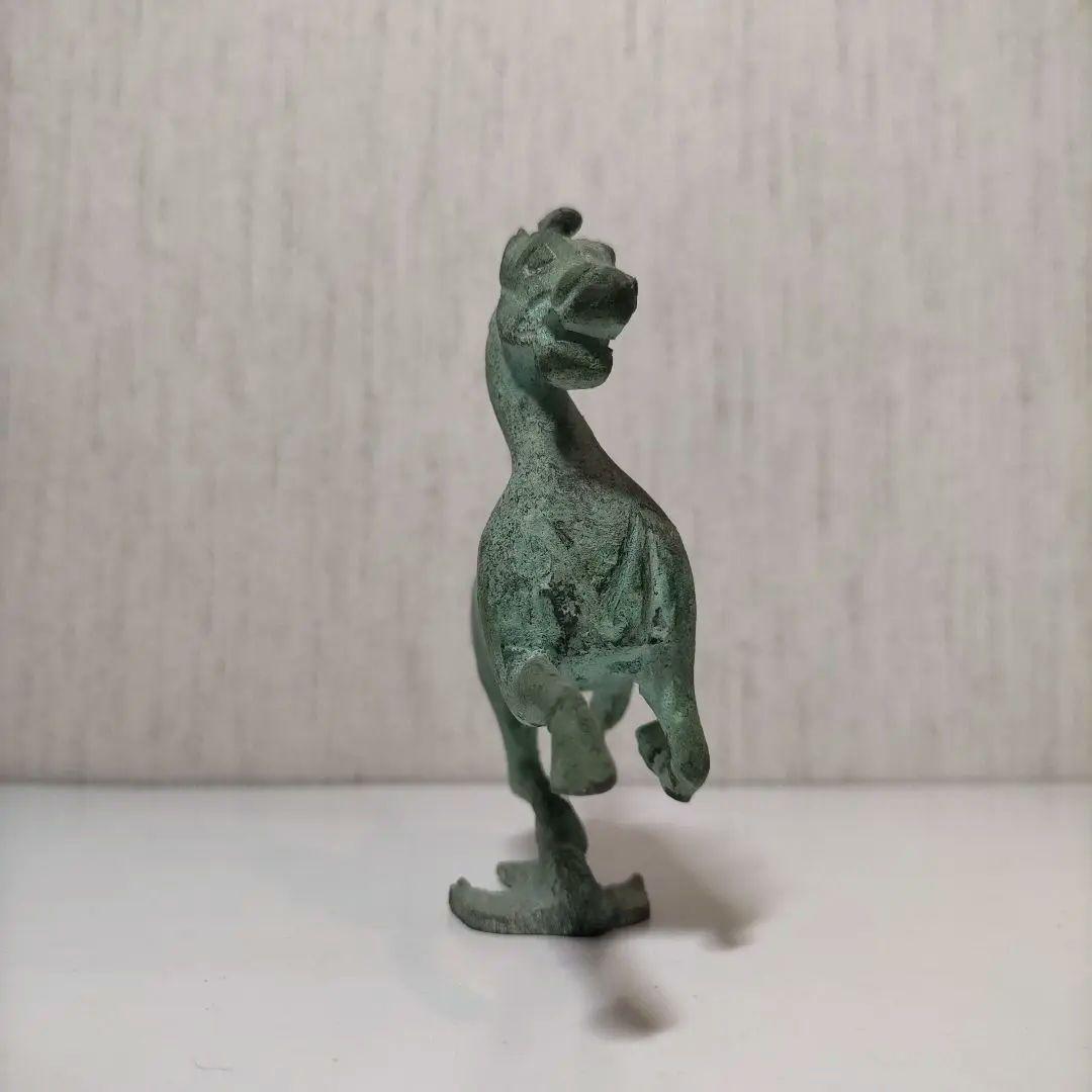 青銅製馬の彫刻 アンティーク