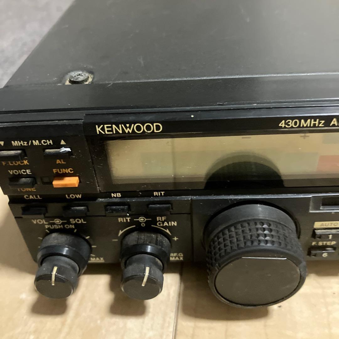 ケンウッド430MHz帯オールモード25WTR-851D（現状渡し）DC電源付き