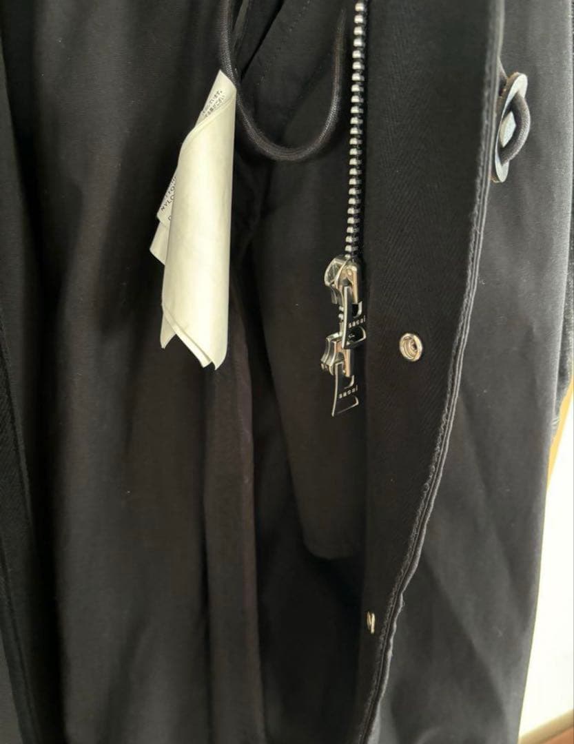 【美品】20AW sacai デニムドッキングコート