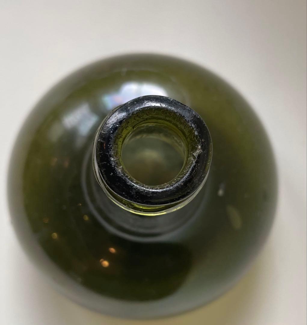 オランダ18世紀　オニオンボトル　ガラス瓶　アンティーク　古美術　民藝　花入