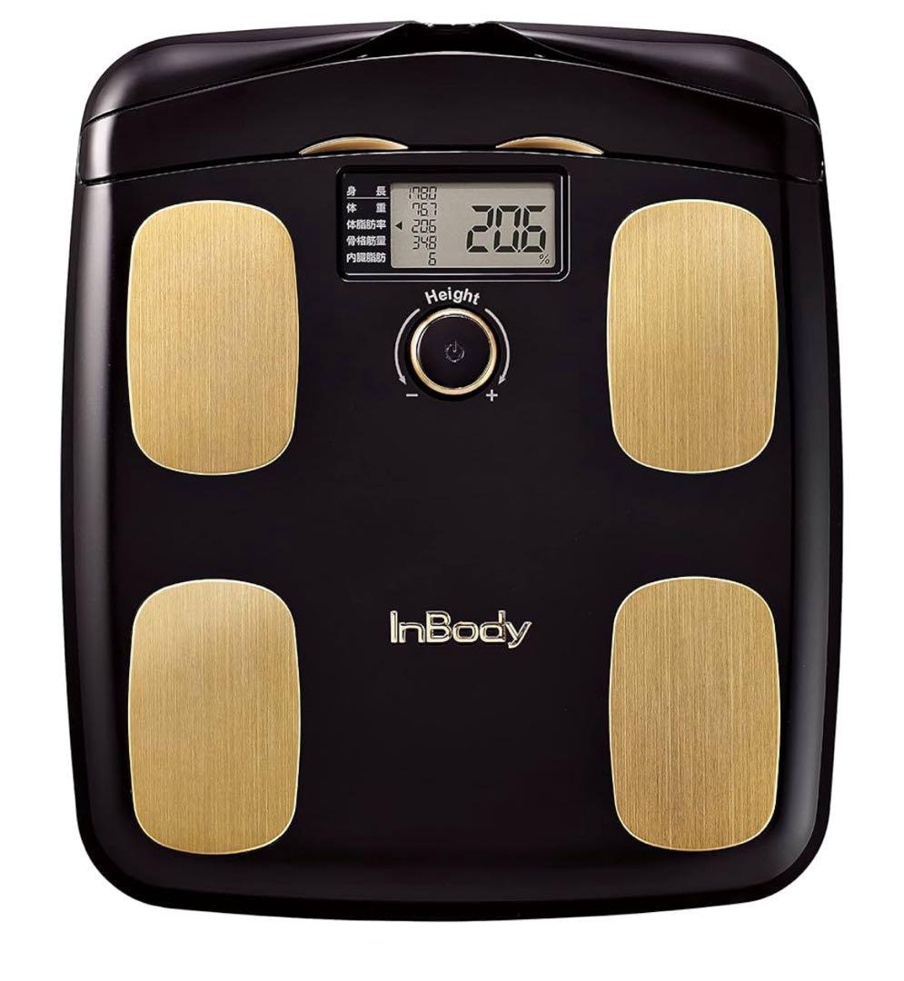 インボディ(InBody)体組成計 スマホ連動 アプリ対応 ミッドナイトブラック