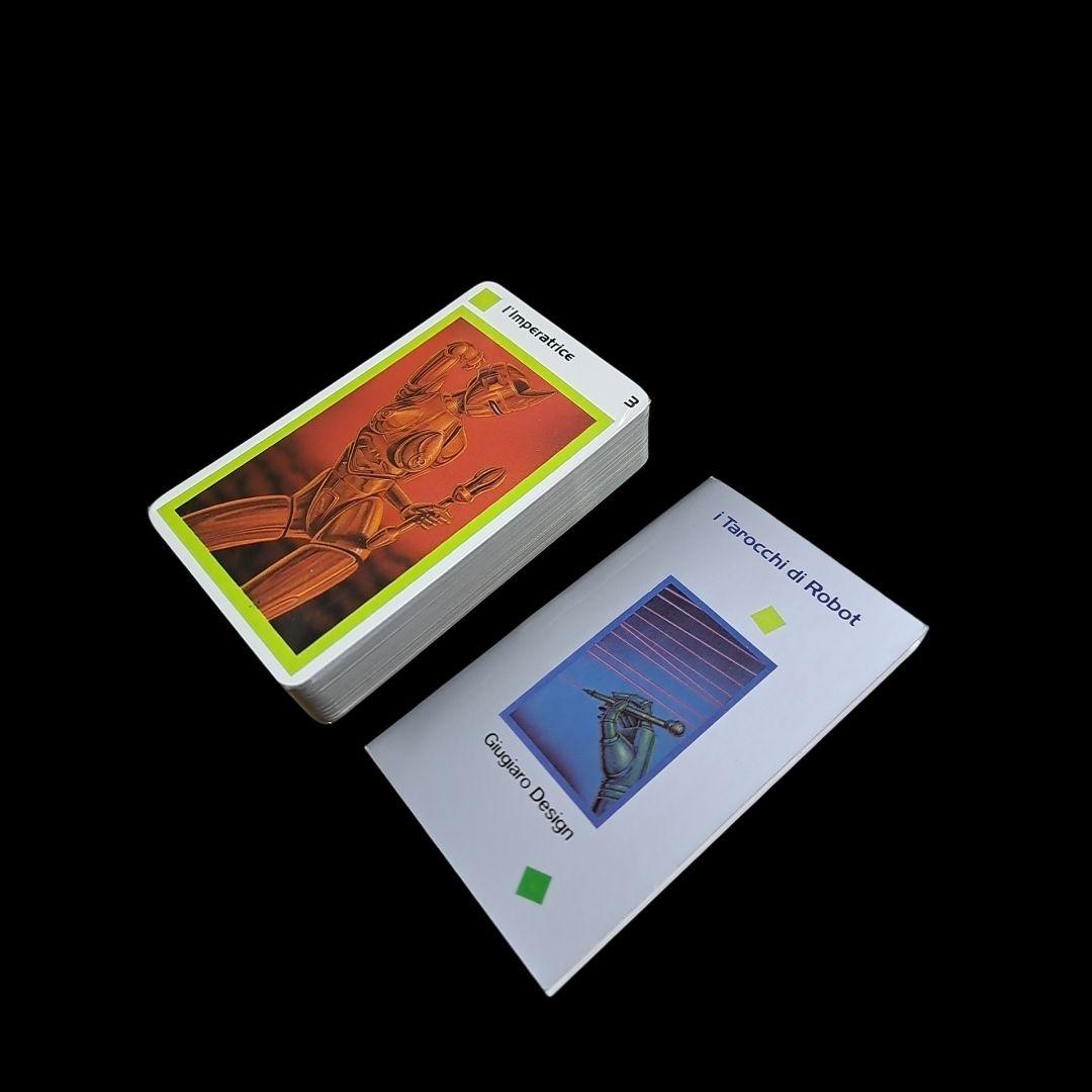 激レア 絶版 イタリア製 ロボット・タロットカード ロ・スカラベオ社