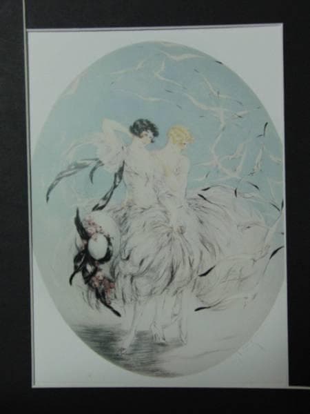 ルイ・イカール、「かもめ」、豪華限定版画集画・定価１０万円/額付