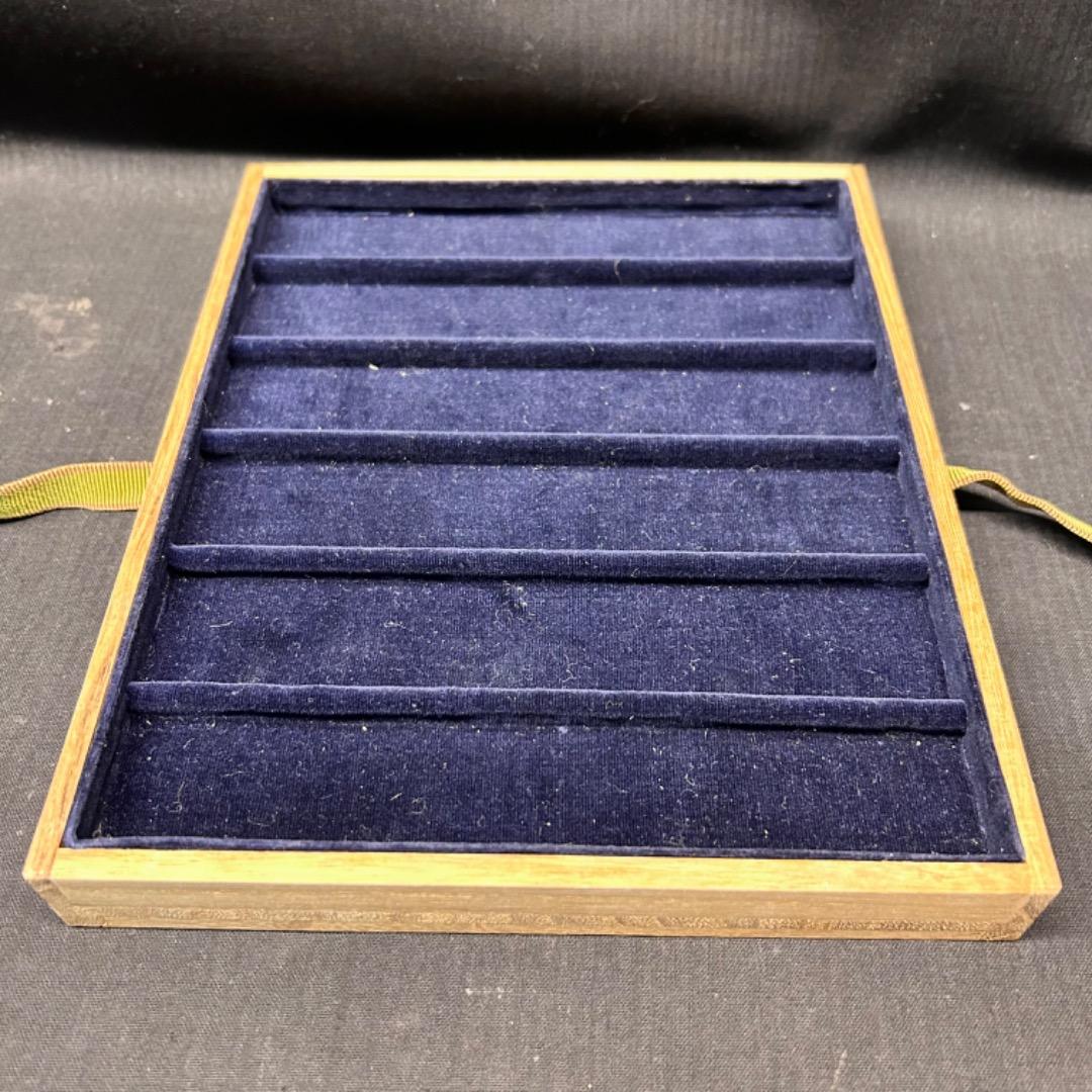 ▽Ec左1042 箱のみ 雅鋒 淡月作 御将棋駒 空箱 木箱 在印