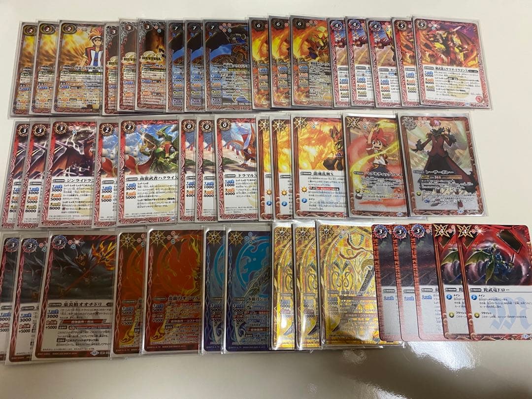 烈火デッキ 40枚＋差し替えパーツ5枚