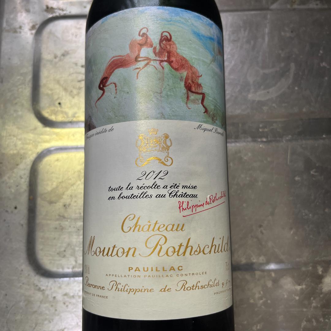 Chateau Mouton Rothschild 2012 赤ワイン
