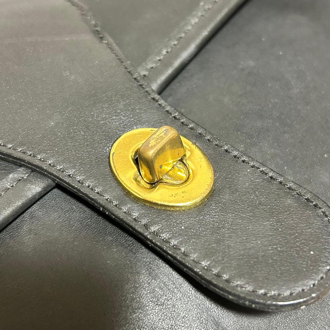 オールドコーチ COACH 5130 ターンロック ブラック レザー