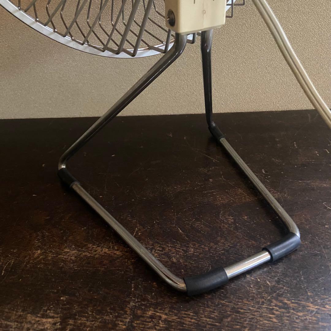 昭和レトロ　小型扇風機　サーキュレーター　卓上扇風機　赤羽根