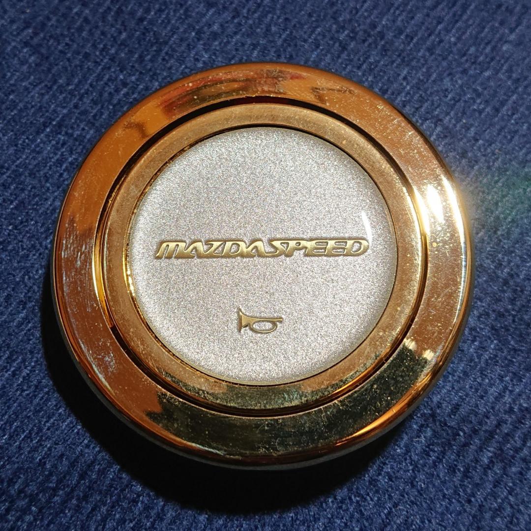 MAZDASPEED ステアリングエンブレム ゴールド