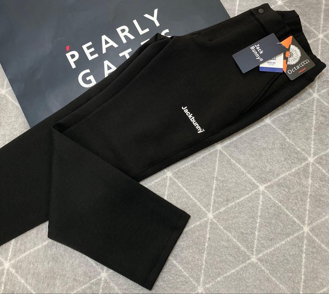 新品 パーリーゲイツ ジャックバニー オクタ裏地付きダンボールパンツ(6)LL黒